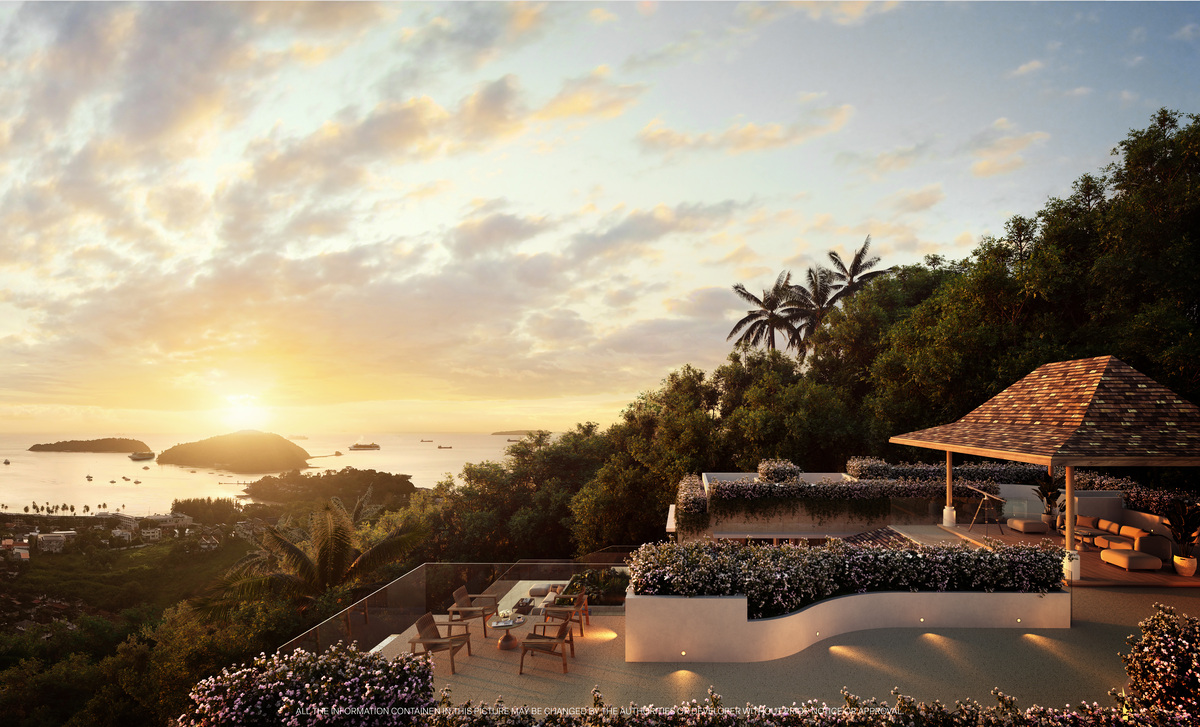Exterior view of Ultra Luxurious Ocean View Pool Villas for Sale at Garden Atlas Bayview