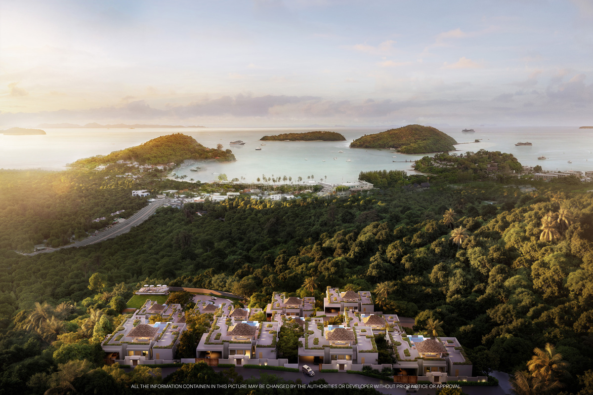 Exterior view of Ultra Luxurious Ocean View Pool Villas for Sale at Garden Atlas Bayview