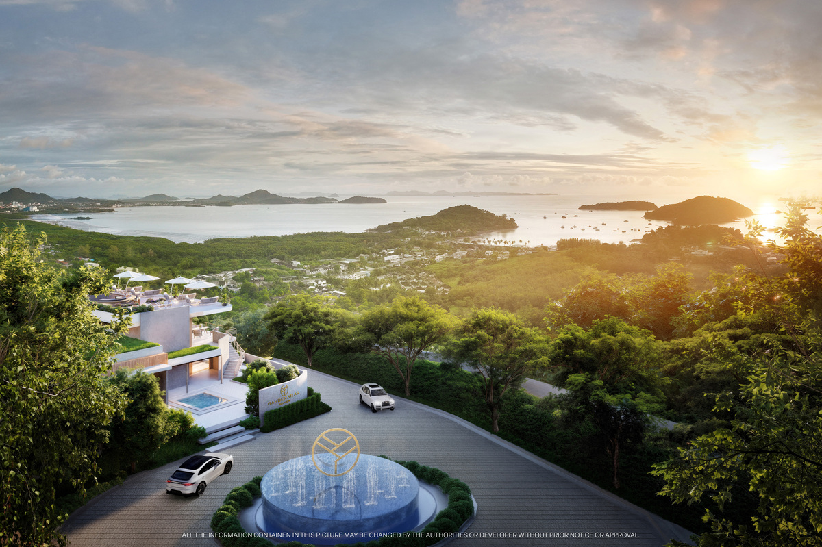 Exterior view of Ultra Luxurious Ocean View Pool Villas for Sale at Garden Atlas Bayview