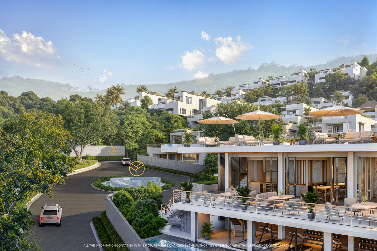 Exterior view of Ultra Luxurious Ocean View Pool Villas for Sale at Garden Atlas Bayview