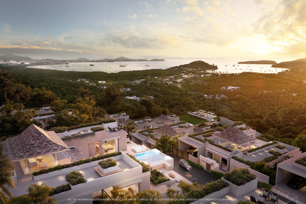 Exterior view of Ultra Luxurious Ocean View Pool Villas for Sale at Garden Atlas Bayview