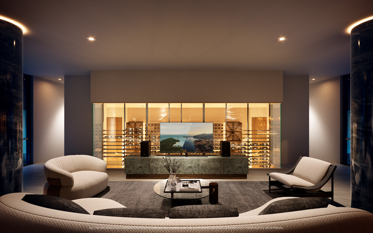 Exterior view of Ultra Luxurious Ocean View Pool Villas for Sale at Garden Atlas Bayview