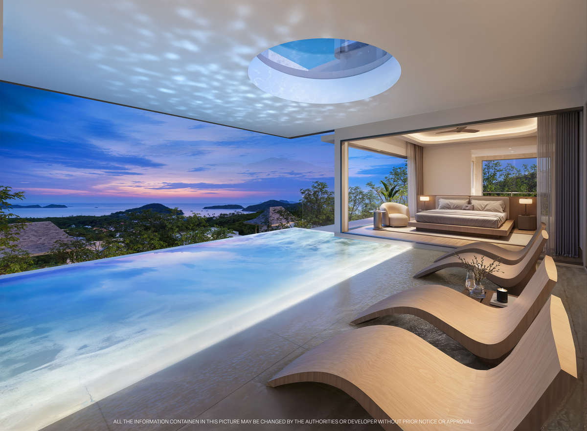 Exterior view of Ultra Luxurious Ocean View Pool Villas for Sale at Garden Atlas Bayview