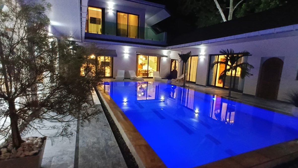 Interior view of Modern & Spacious 4-Bedroom Mediterranean Style Rawai Villa for Sale
