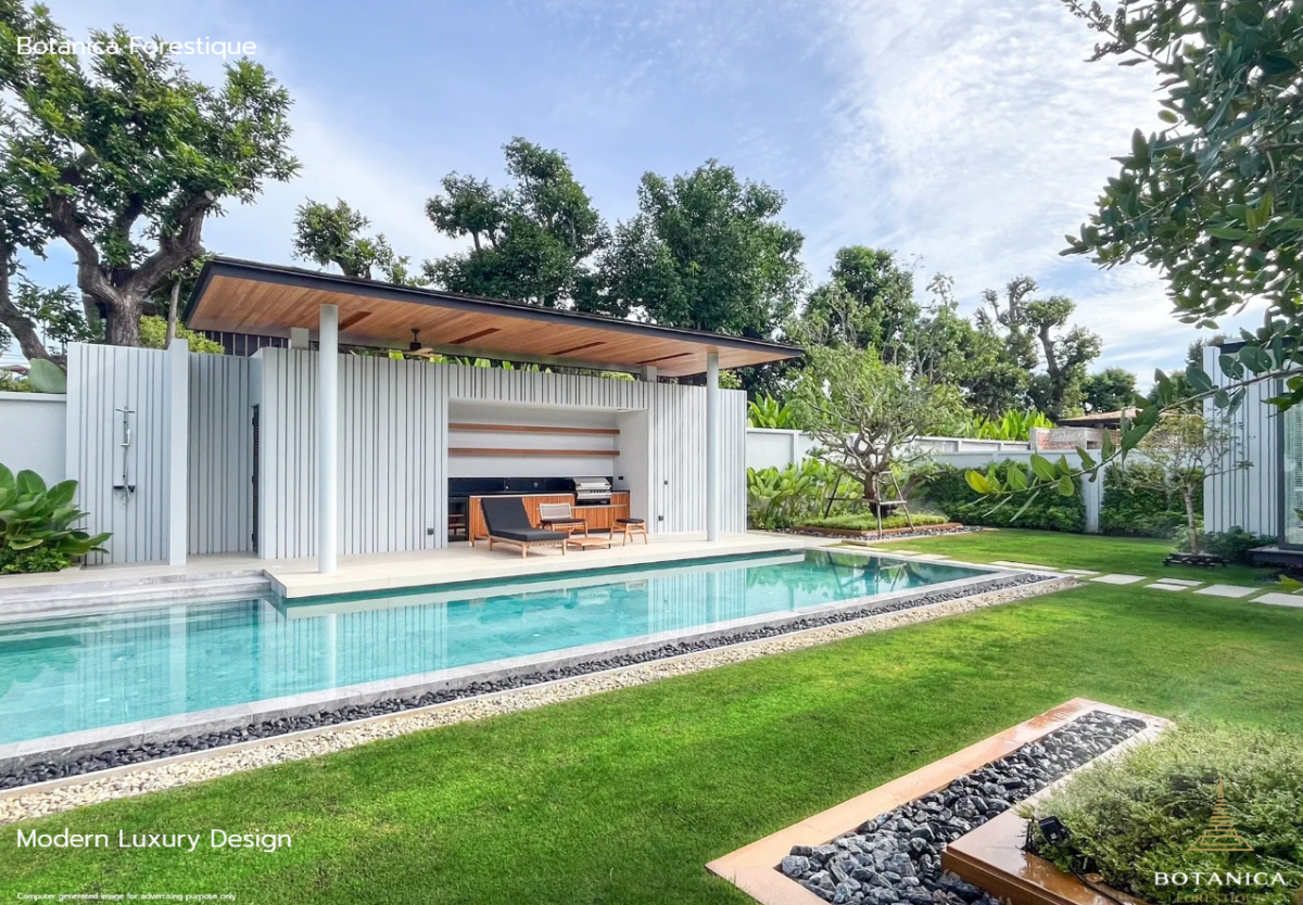 Interior view of 4 Bedroom Modern Luxury Design Villa for Sale at Botanica Forestique - Type 4A