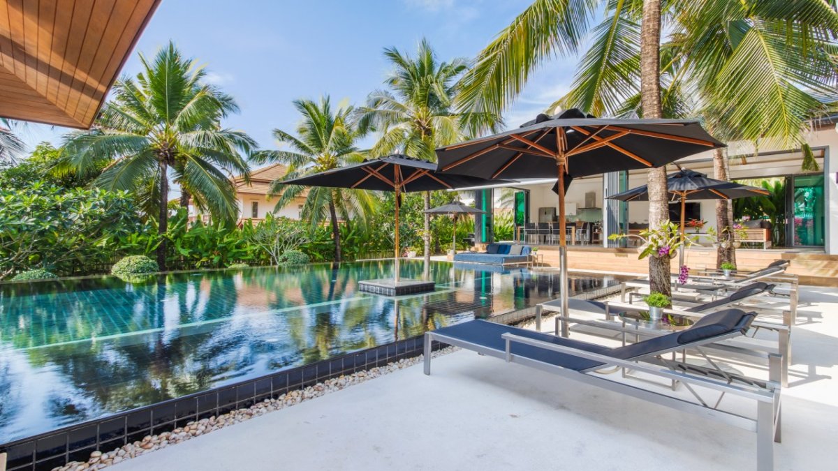 Interior view of Exquisite 5-Bedroom Pool Villa with Large Garden in Rawai on Massive Plot