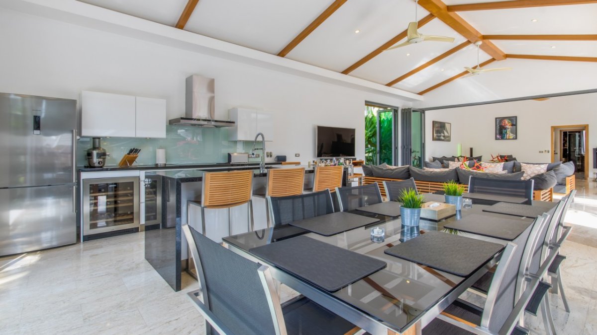 Interior view of Exquisite 5-Bedroom Pool Villa with Large Garden in Rawai on Massive Plot