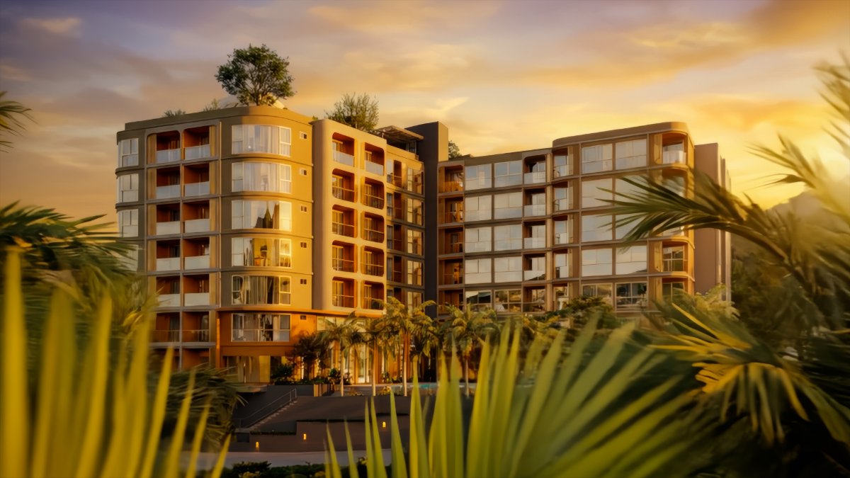 Interior view of 1 Bedroom Apartment at Saint Tropez Condo for Sale - Walking Distance to the Beach