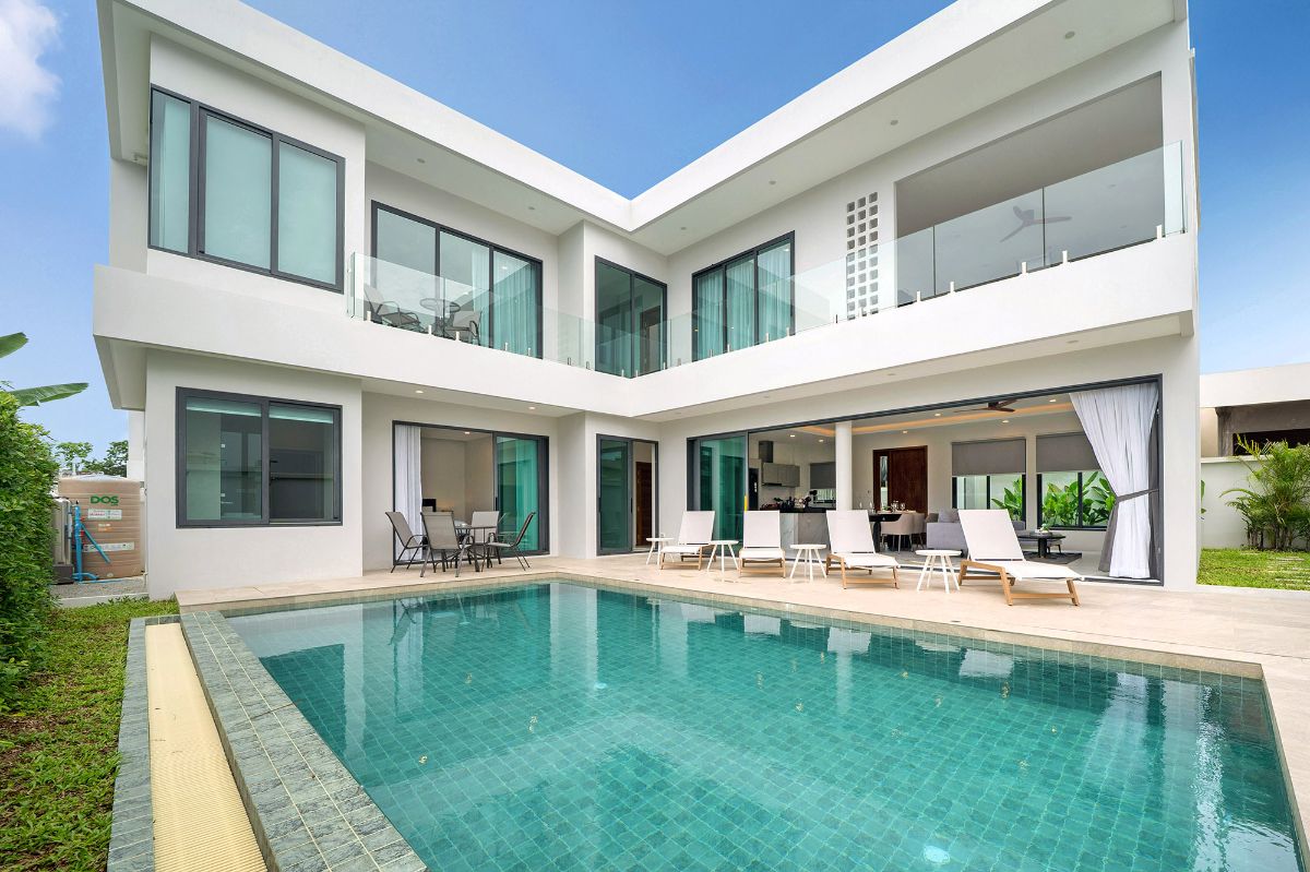 Interior view of 4 Bedroom Private Matt Villa for Sale in Rawai