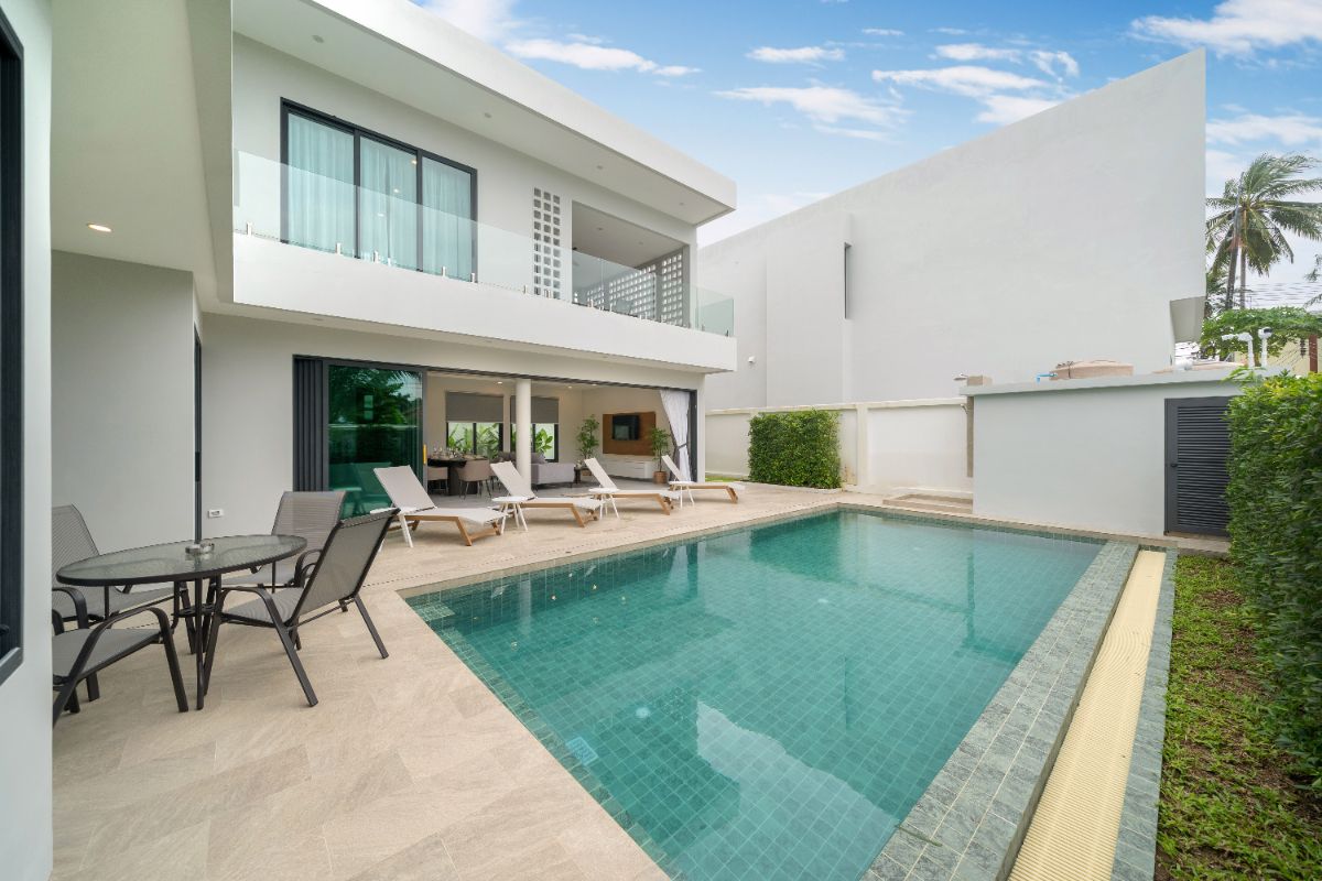 Interior view of 4 Bedroom Private Matt Villa for Sale in Rawai