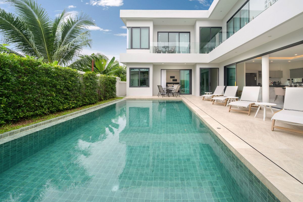 Interior view of 4 Bedroom Private Matt Villa for Sale in Rawai