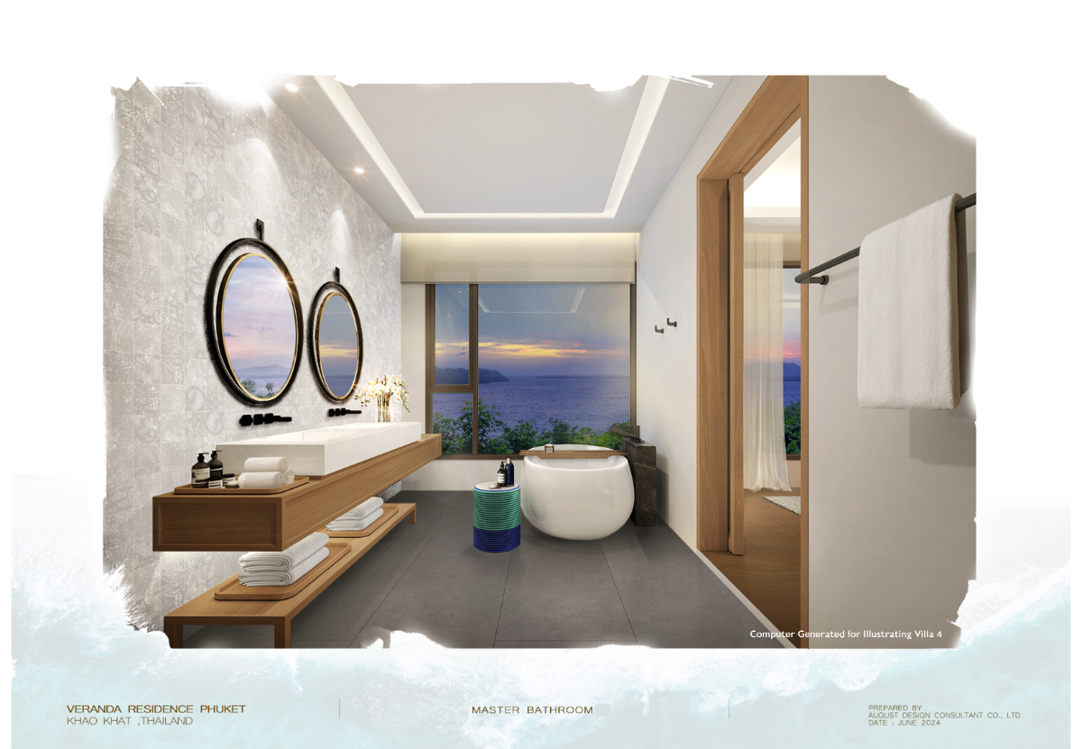 Interior view of Beachfront 4-Bedroom Villa for Sale in Veranda Villas & Suites, Ao Yon Beach, Phuket