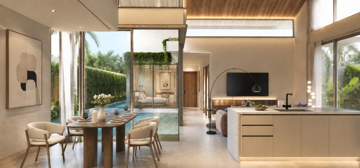 Interior view of 3-Bedroom Villa for Sale in Thalang - Grandma Villas GM4