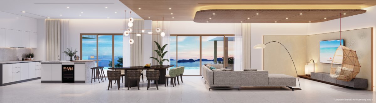 Interior view of Beachfront 3-Bedroom Villa for Sale in Veranda Villas & Suites, Ao Yon Beach, Phuket