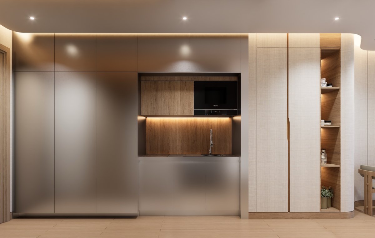 Interior view of 1 Bedroom Spacious Apartment for Sale at Sole Mio Residences, Bangtao