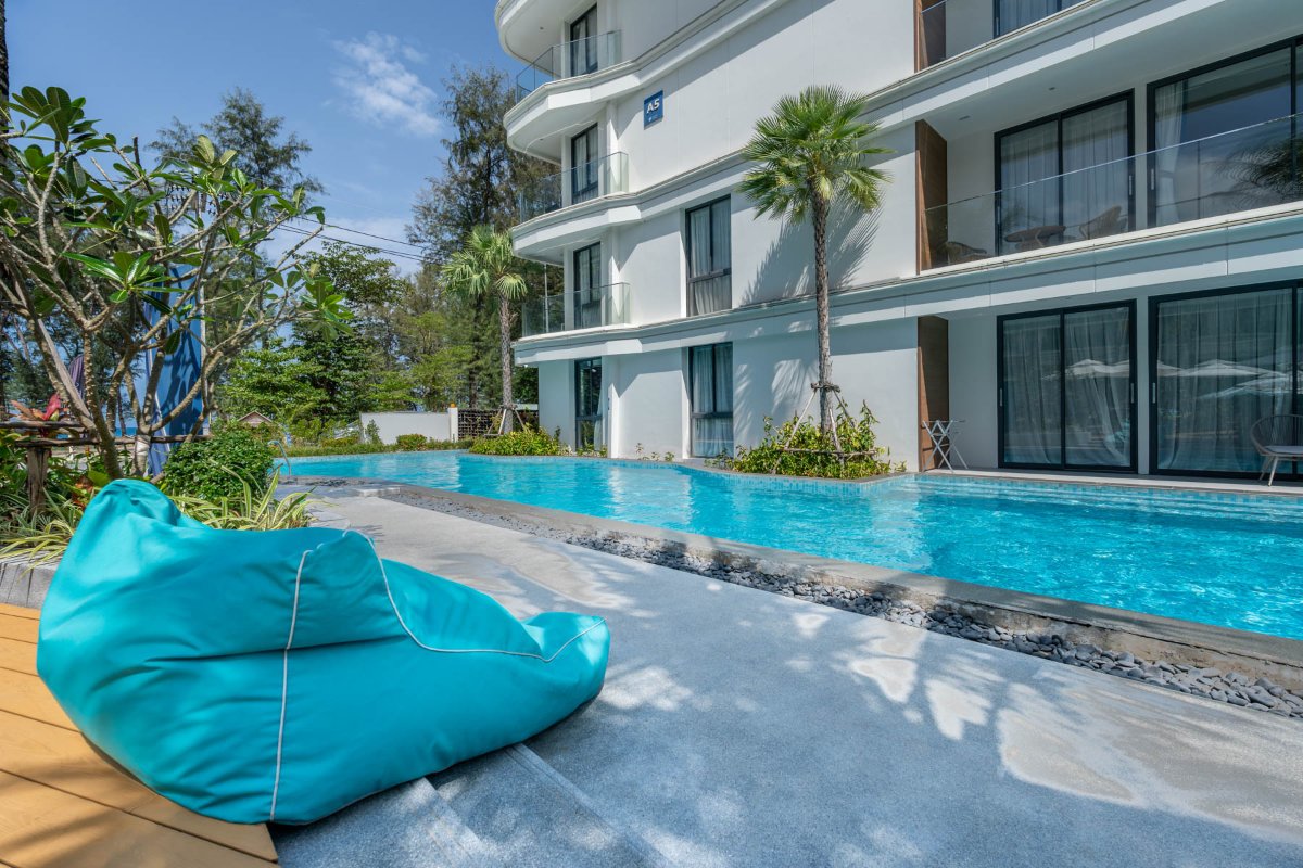 Exterior view of Prime Turnkey Resale Studio with Direct Pool Access – Kora Beach Resort, Layan