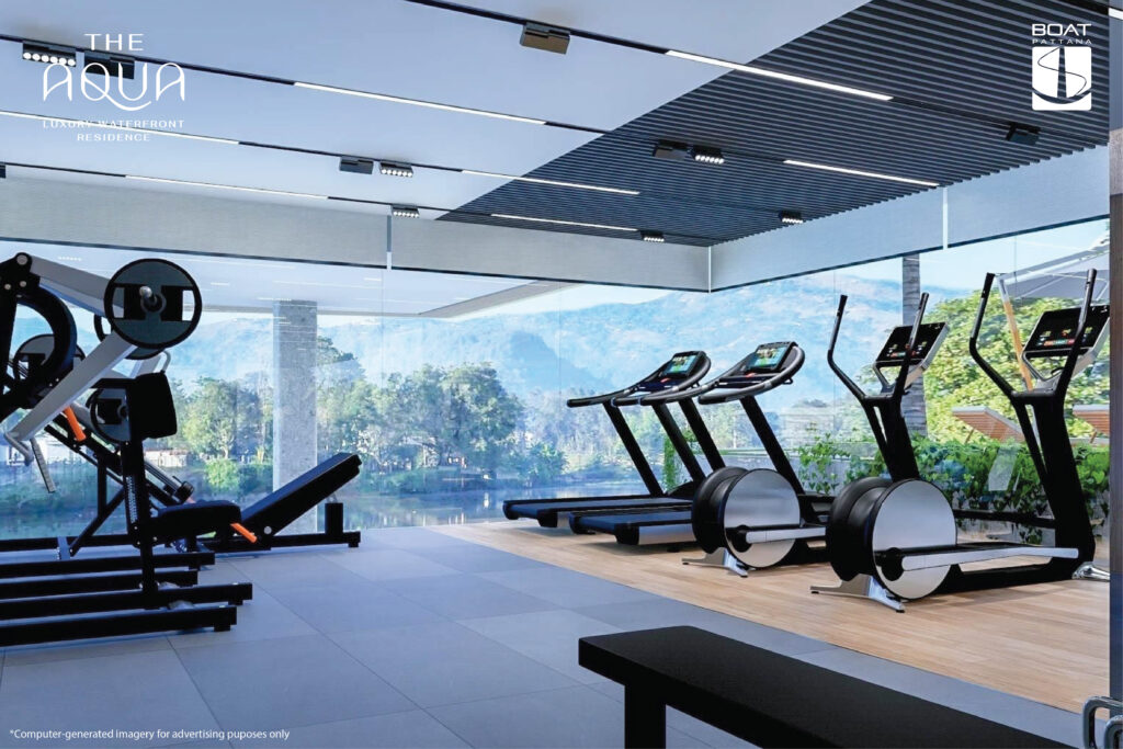 Interior view of 2-Bedroom Lake View Luxury Condo for Sale in THE AQUA by Boat Pattana, Bangtao