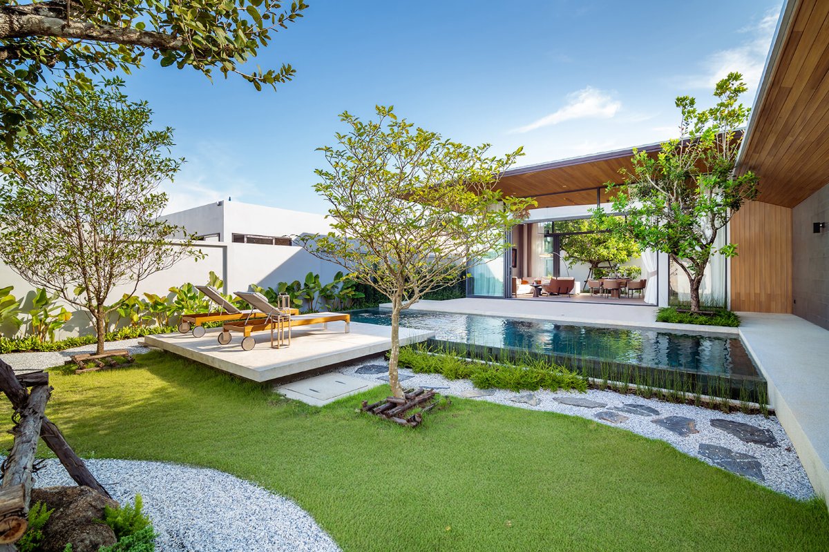 Interior view of 3 Bedroom Zen Style Botanica Four Seasons Villa for Sale at Spring Zone - Type A