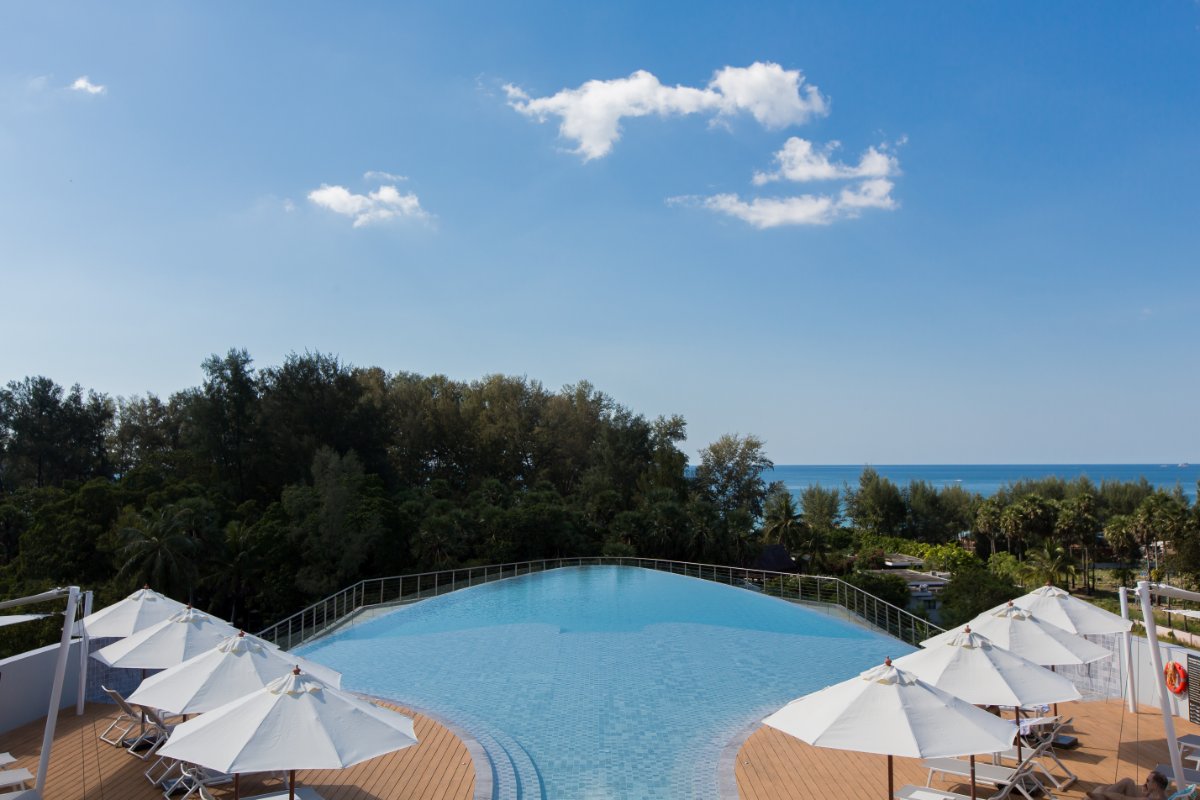 Exterior view of Ready to Move in Studio Walking Distance to Bangtao Beach at Sole Mio