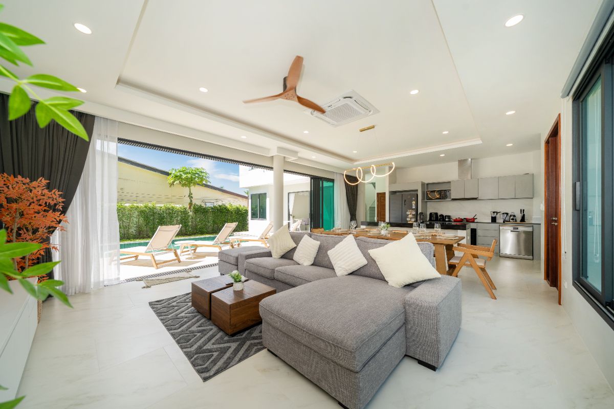 Interior view of 4 Bedroom Private Branch Villa for Sale in Rawai