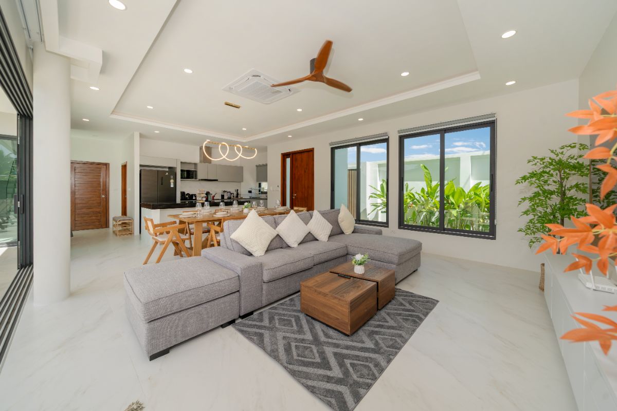 Interior view of 4 Bedroom Private Branch Villa for Sale in Rawai