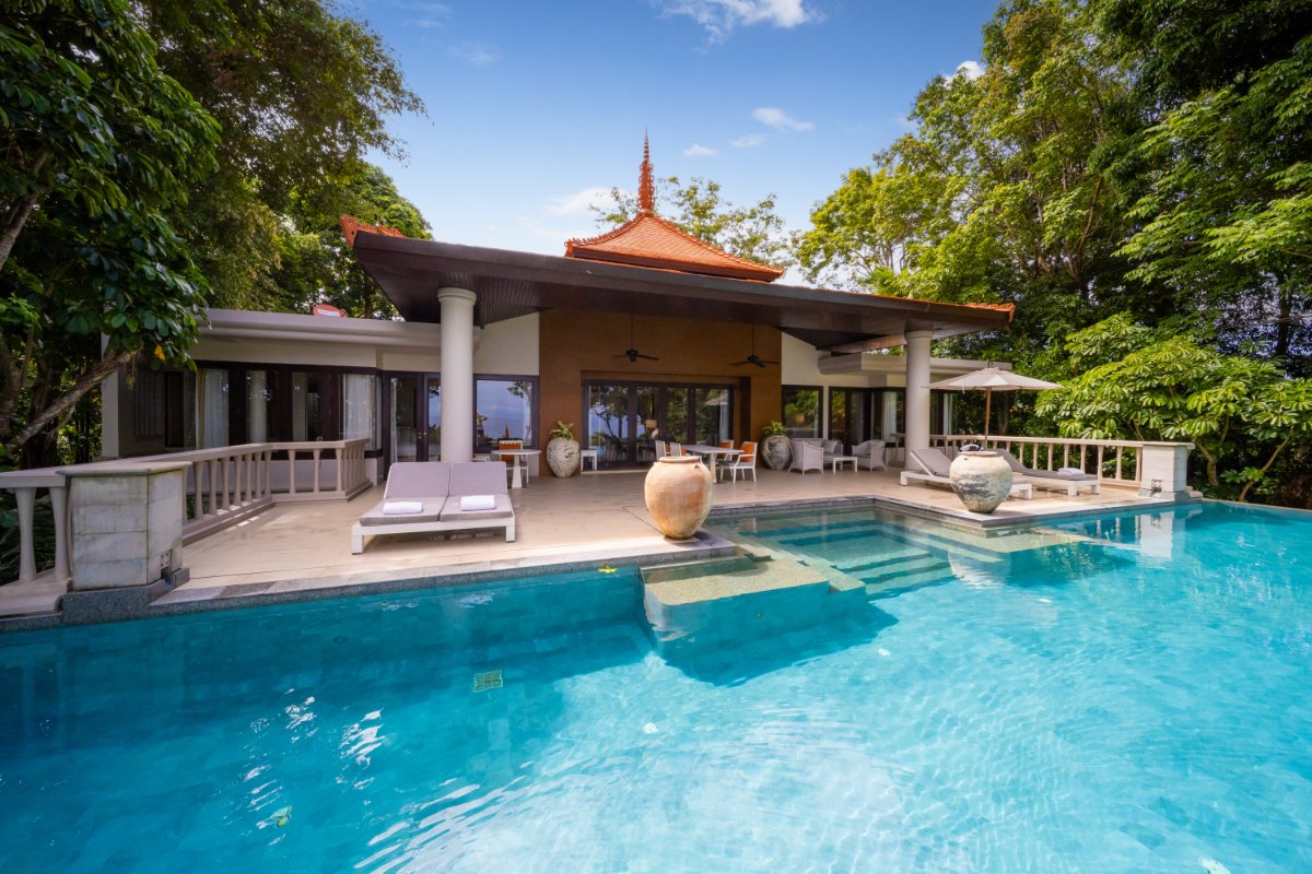 Interior view of 2 Bedroom Ocean View Luxury Villa for Sale at Trisara Resort - Villa 36