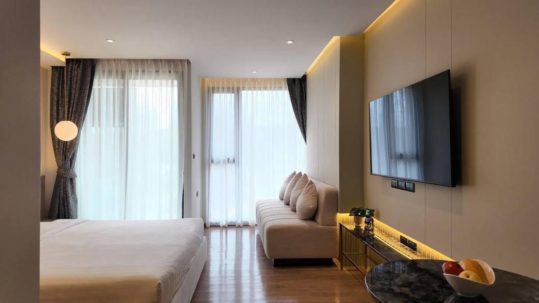Interior view of 1-Bedroom Bellevue Beachfront Condo for Sale - 50m from Layan Beach