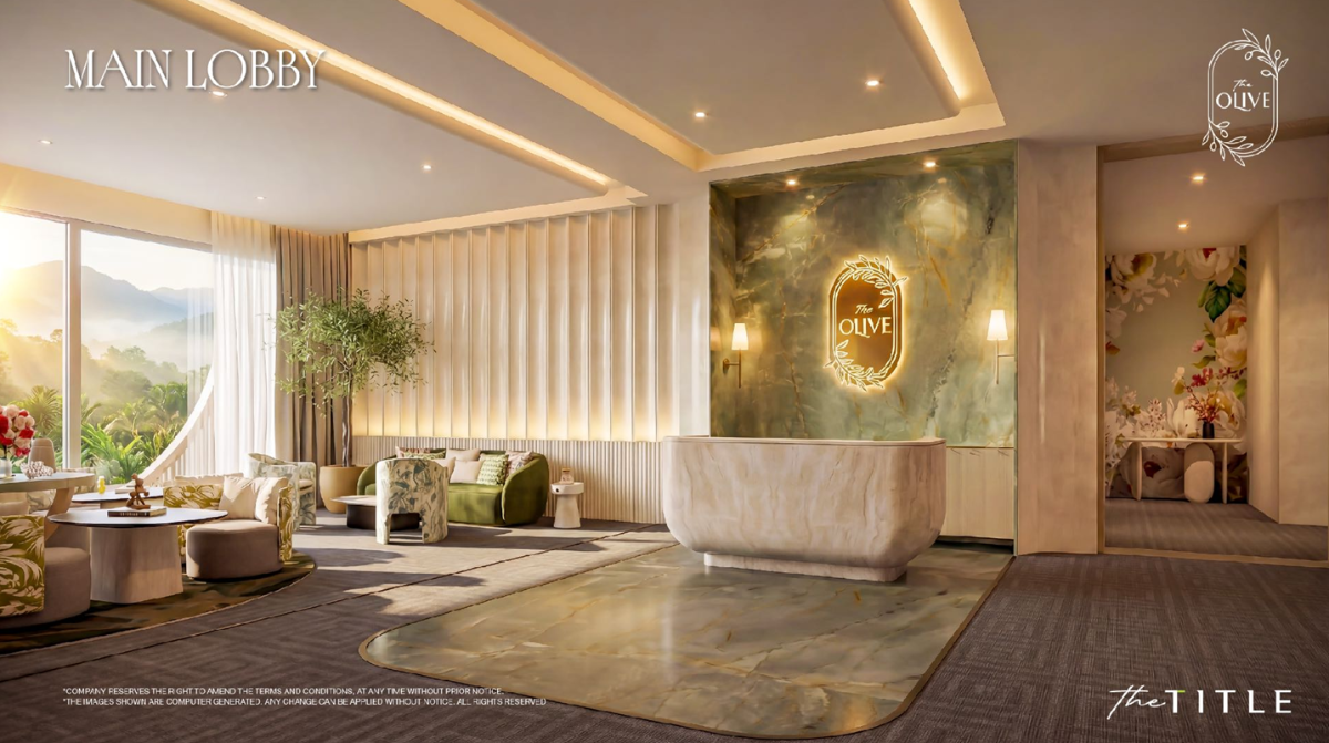 Interior view of 1 Bedroom Plus Type Apartment for Sale at Title Olive, Naiyang