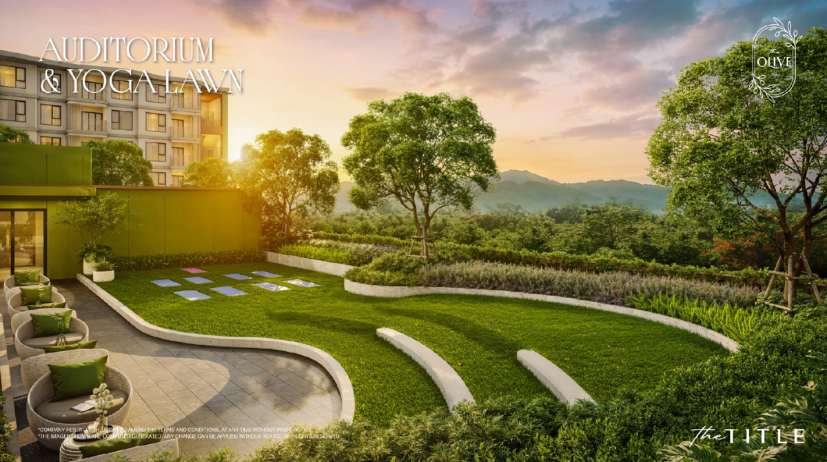 Interior view of 1 Bedroom Plus Type Apartment for Sale at Title Olive, Naiyang