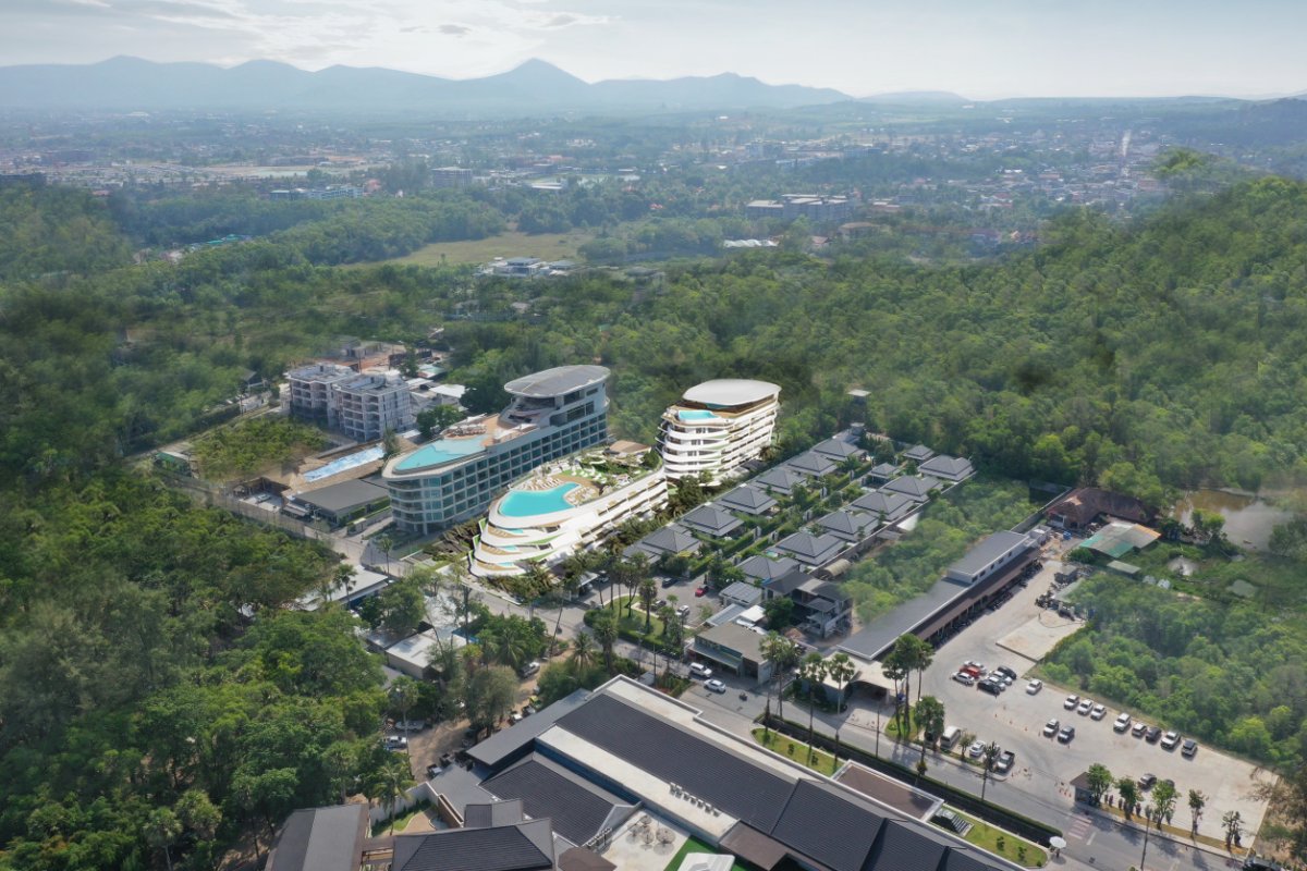 Interior view of 2 Bedroom Corner Suite for Sale at Sole Mio Residences, Bangtao