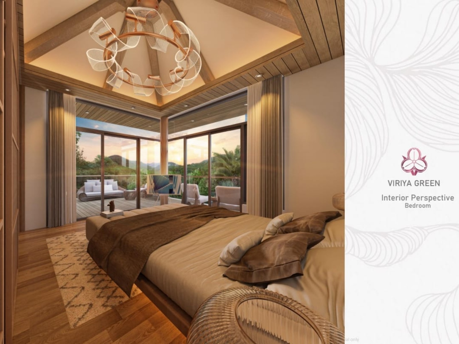 Exterior view of Viriya Green Villas Thalang - 4 Bed Private Pool Villa for Sale Phuket