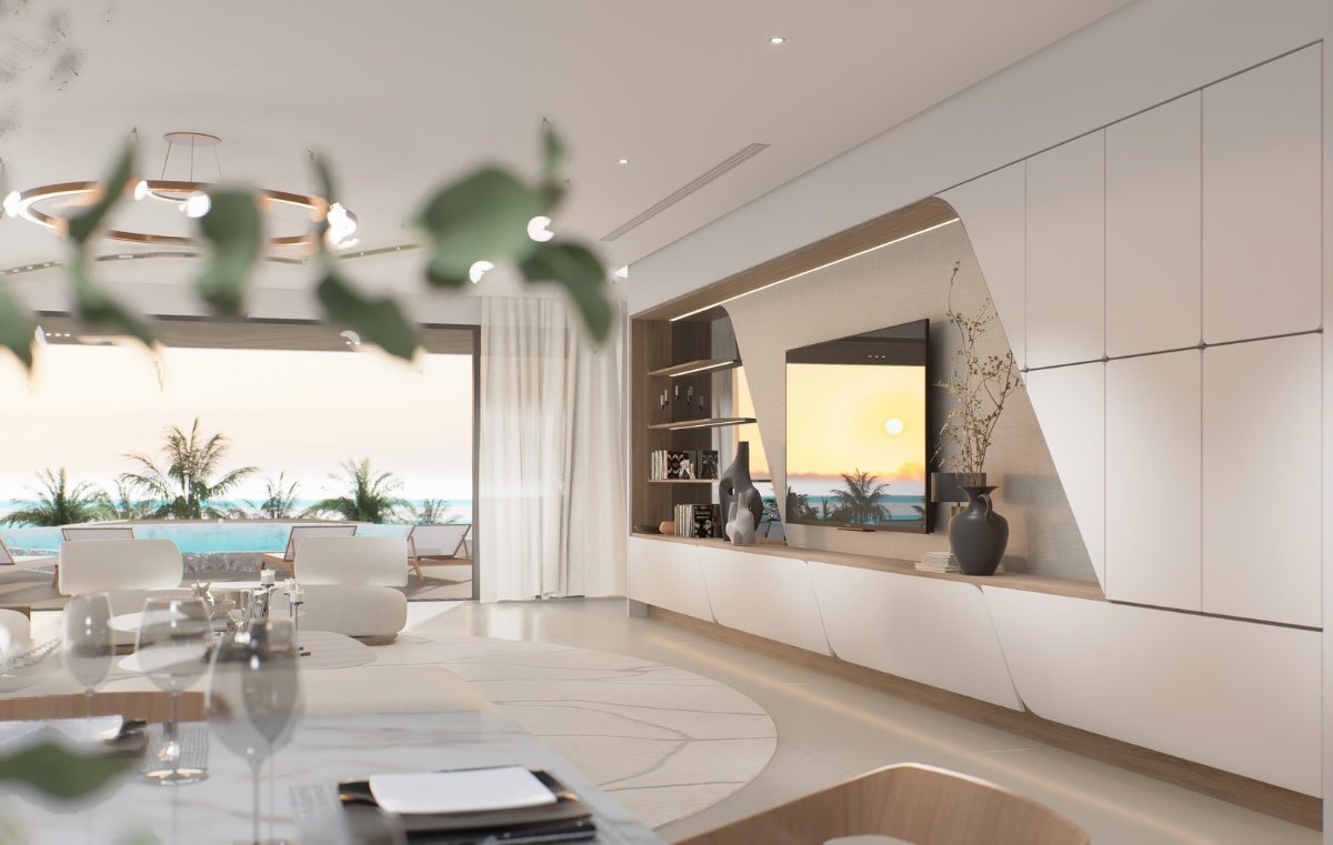 Interior view of 4 Bedroom Sea View Ultra Luxurious Penthouse for Sale at Sole Mio Residences, Bangtao
