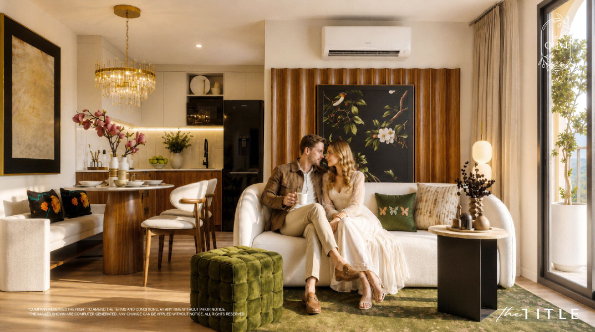 Interior view of Standard 1 Bedroom Apartment for Sale at Title Olive, Naiyang