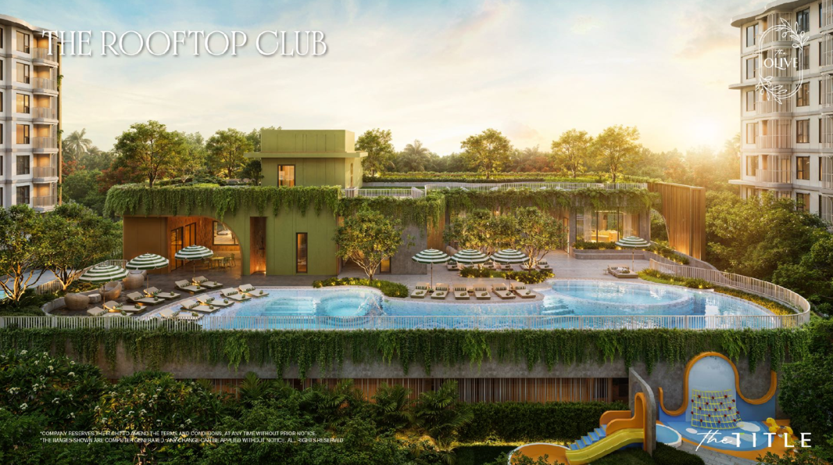 Interior view of Standard 1 Bedroom Apartment for Sale at Title Olive, Naiyang