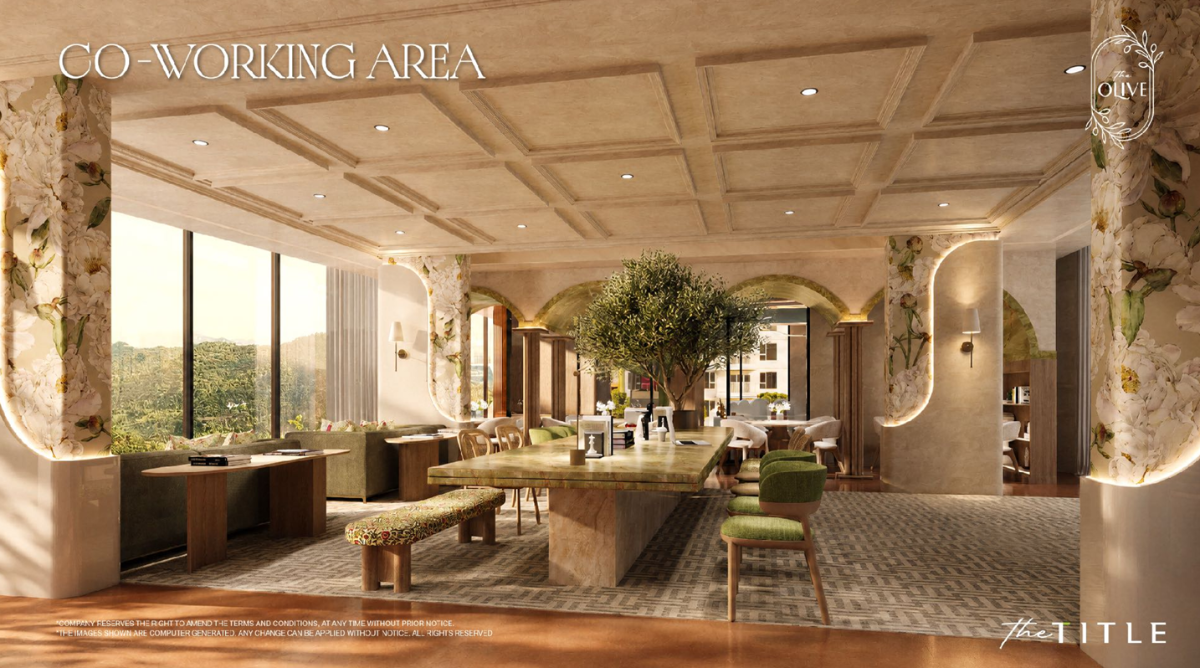 Interior view of Standard 1 Bedroom Apartment for Sale at Title Olive, Naiyang