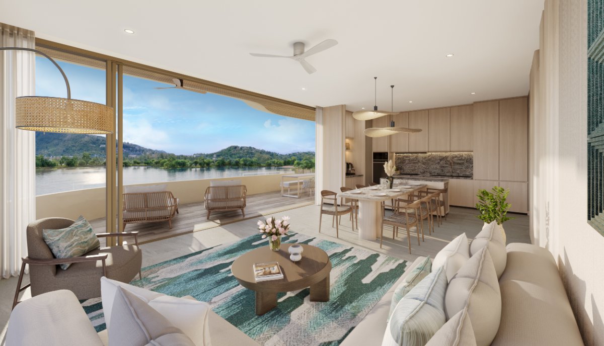 Interior view of 3 Bedroom Penthouse for Sale at Laguna Bayside Beach Residences