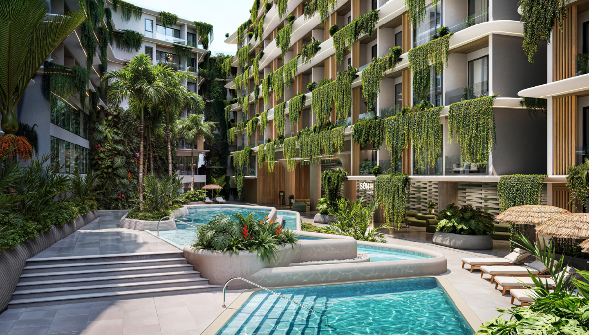 Interior view of 2 Bedroom Apartment for Sale at Sun Hills Layan Condominium
