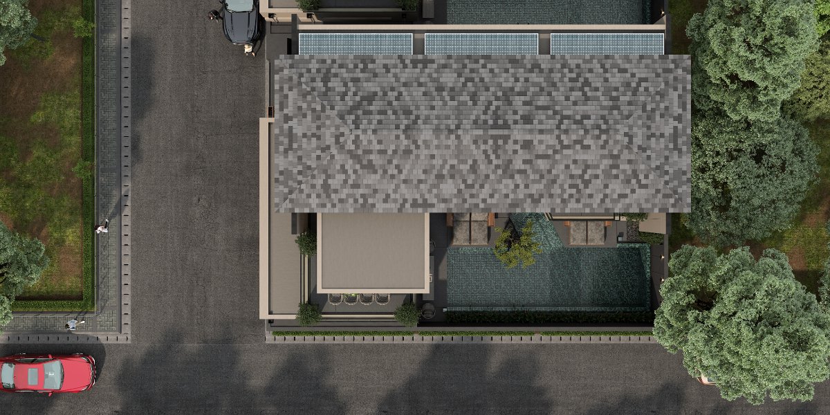 Interior view of 3 Bedroom Modern Pool Villas for Sale at Zenithy La Ville, Koh Keaw