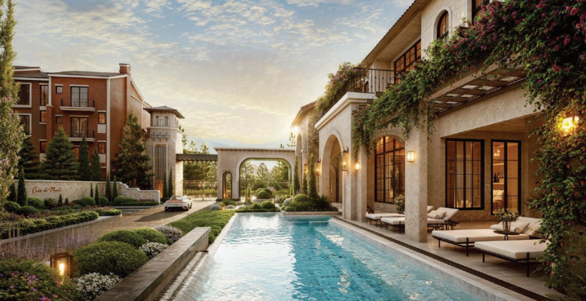 Interior view of 4 Bedroom Lavera Type Villas for Sale at Casa de Monte, Phuket