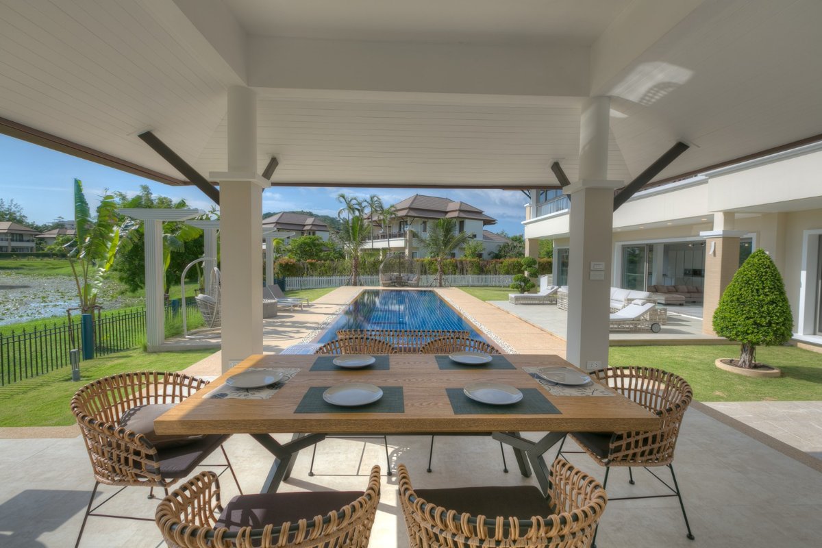 Interior view of Luxury 4-Bedroom Lakeside Villa for Sale in Laguna Village Phuket