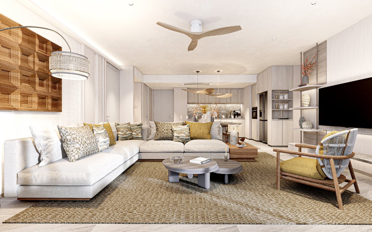 Interior view of Two Bedroom Apartment for Sale at Bellaguna Lake Residences Lotus