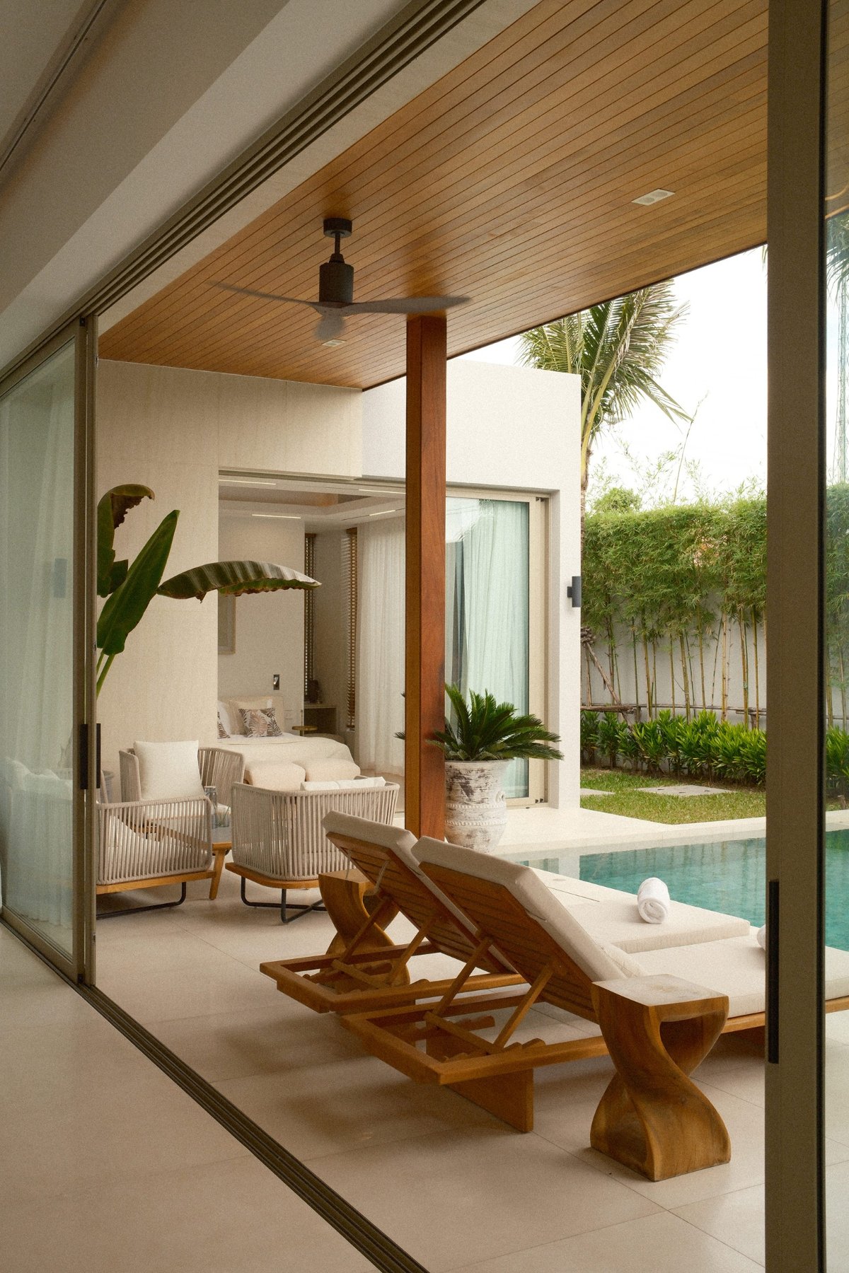 Interior view of 3-Bedroom Luxury Pool Villa for Sale in Layan Lucky Villas Phase 2