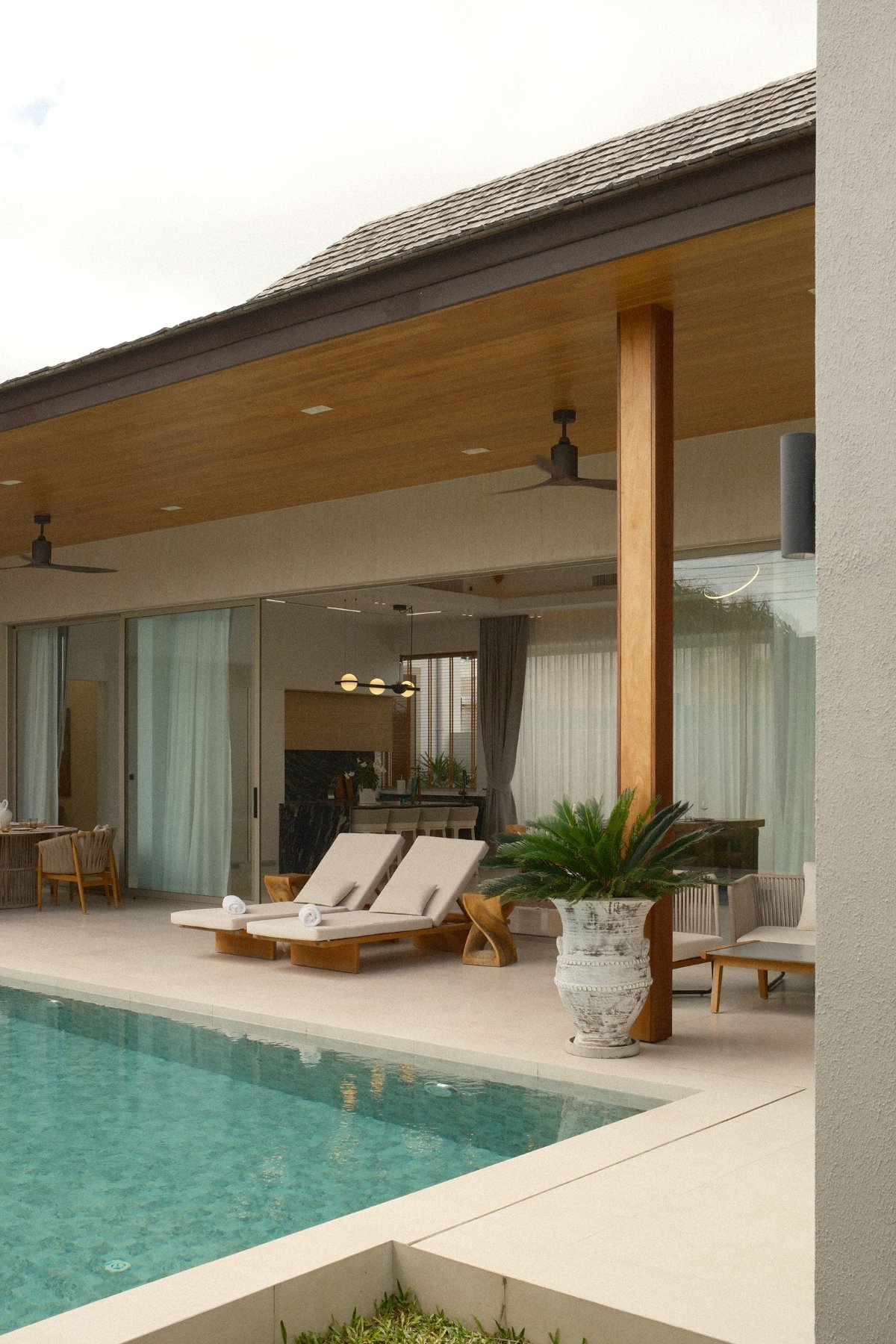 Interior view of 3-Bedroom Luxury Pool Villa for Sale in Layan Lucky Villas Phase 2