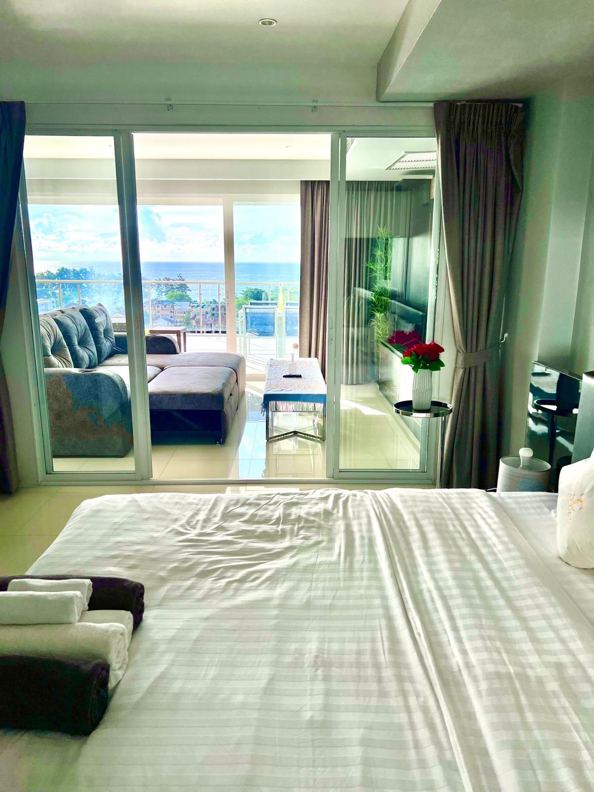 Exterior view of Foreign Freehold 2-Bed Sea View Sunset Plaza Condo Overlooking Karon Beach
