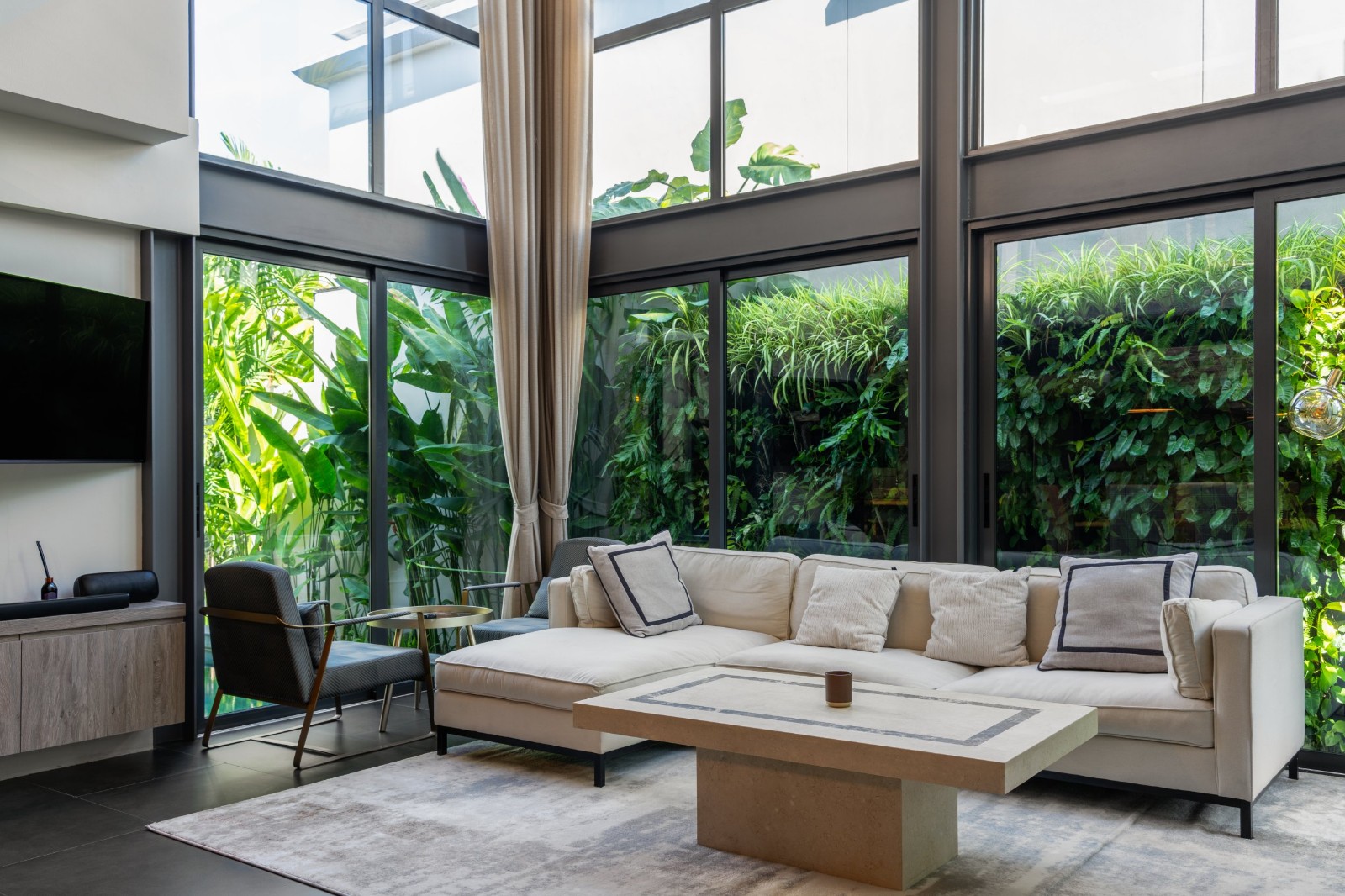 Interior view of Eco-friendly 2-Bedroom Bangtao Villa for Sale in Riverhouse