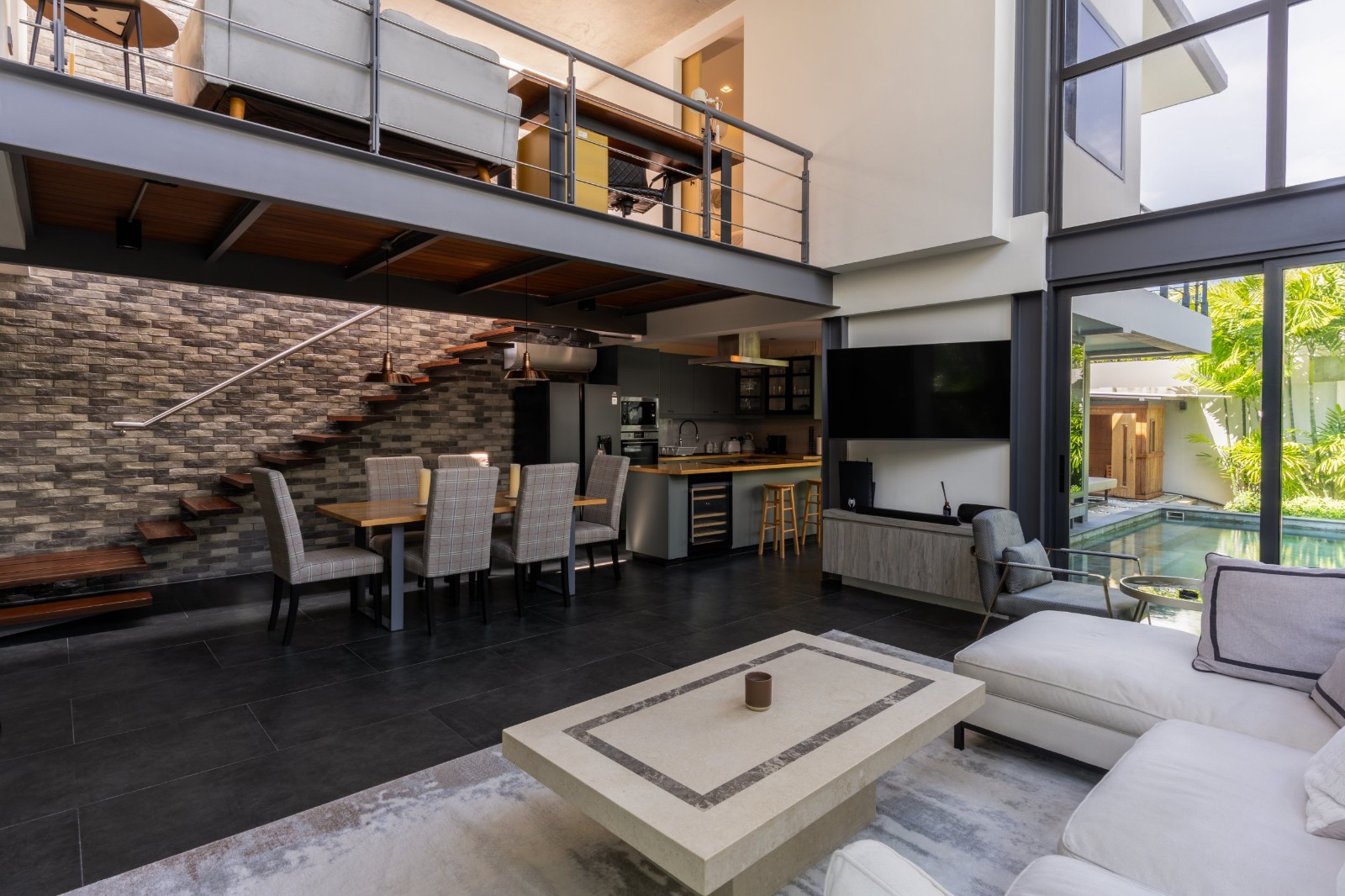 Interior view of Eco-friendly 2-Bedroom Bangtao Villa for Sale in Riverhouse