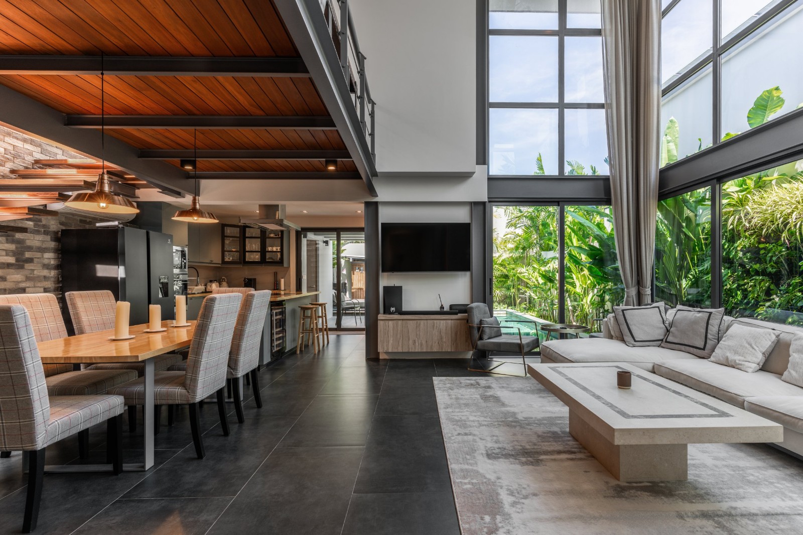 Interior view of Eco-friendly 2-Bedroom Bangtao Villa for Sale in Riverhouse