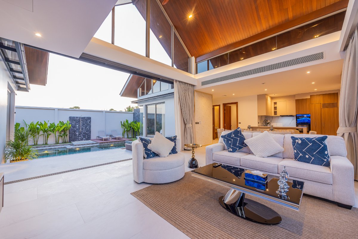 Interior view of Ready-to-move-in 3-Bedroom Villa for Sale in Thalang - Grandma Villas GM1