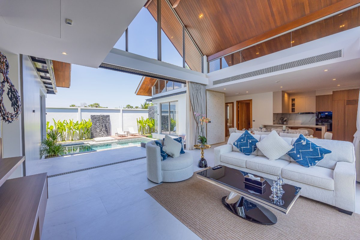 Interior view of Ready-to-move-in 3-Bedroom Villa for Sale in Thalang - Grandma Villas GM1