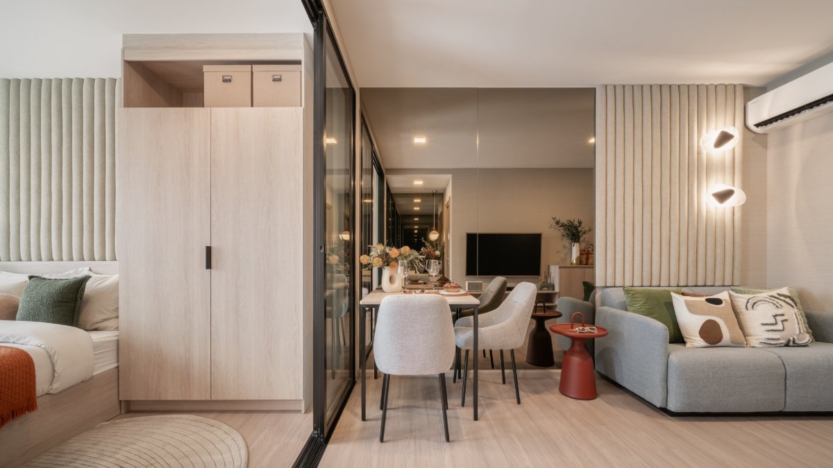 Interior view of One Bedroom Condo for Sale at Base Bukit Condominium, Phuket Town